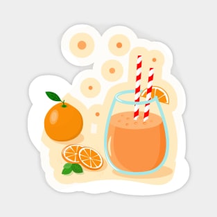 Orange fresh Sticker